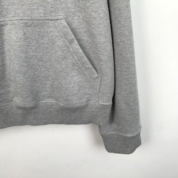 Miu Miu Gray Hooded Sweatshirt With Kangaroo Pocket L - Picture 4 of 8